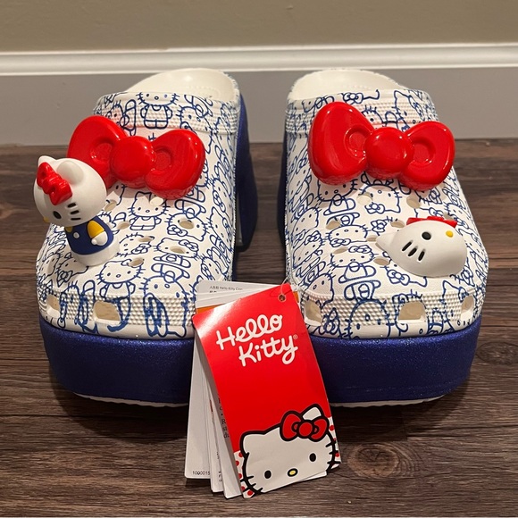 Crocs Hello Kitty Red Bow Clogs - Picture 5 of 6